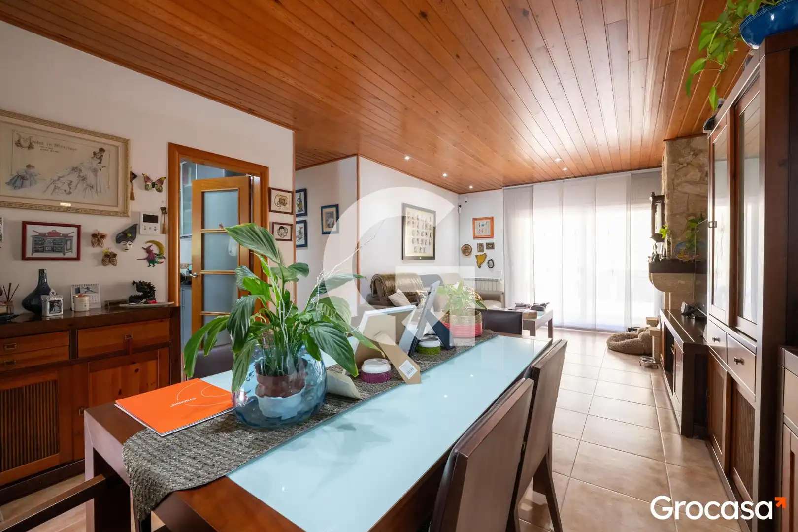 Sala d'estar de Casa o xalet en venda en Argentona amb Aire condicionat, Calefacció i Jardí privat