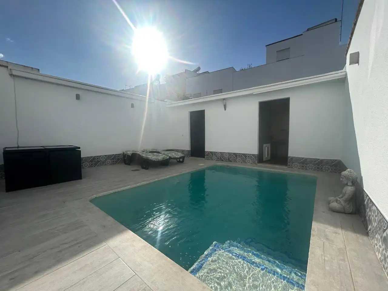 Swimming pool of Houses for sale in Utrera  with Air Conditioner, Terrace and Storage room