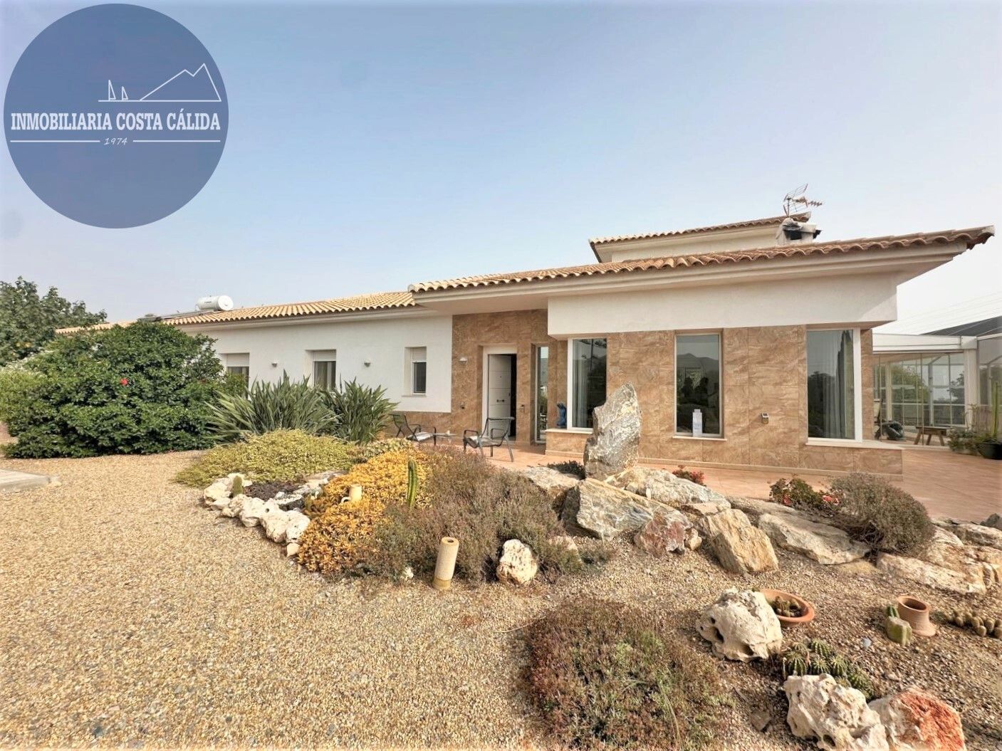Vista exterior de Casa o chalet en venta en Puerto Lumbreras con Aire acondicionado, Calefacción y Jardín privado