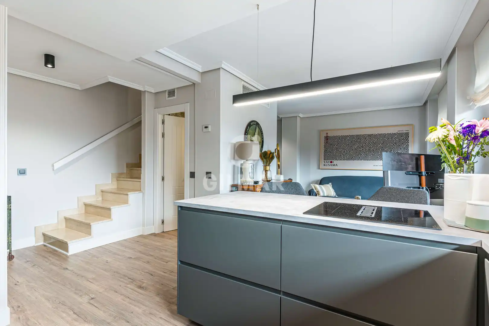 Cocina de Dúplex en venta en Boadilla del Monte con Calefacción, Jardín privado y Trastero
