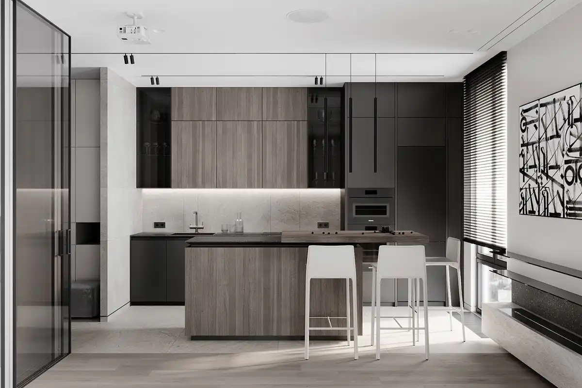 Kitchen of Flat for rent in Centro