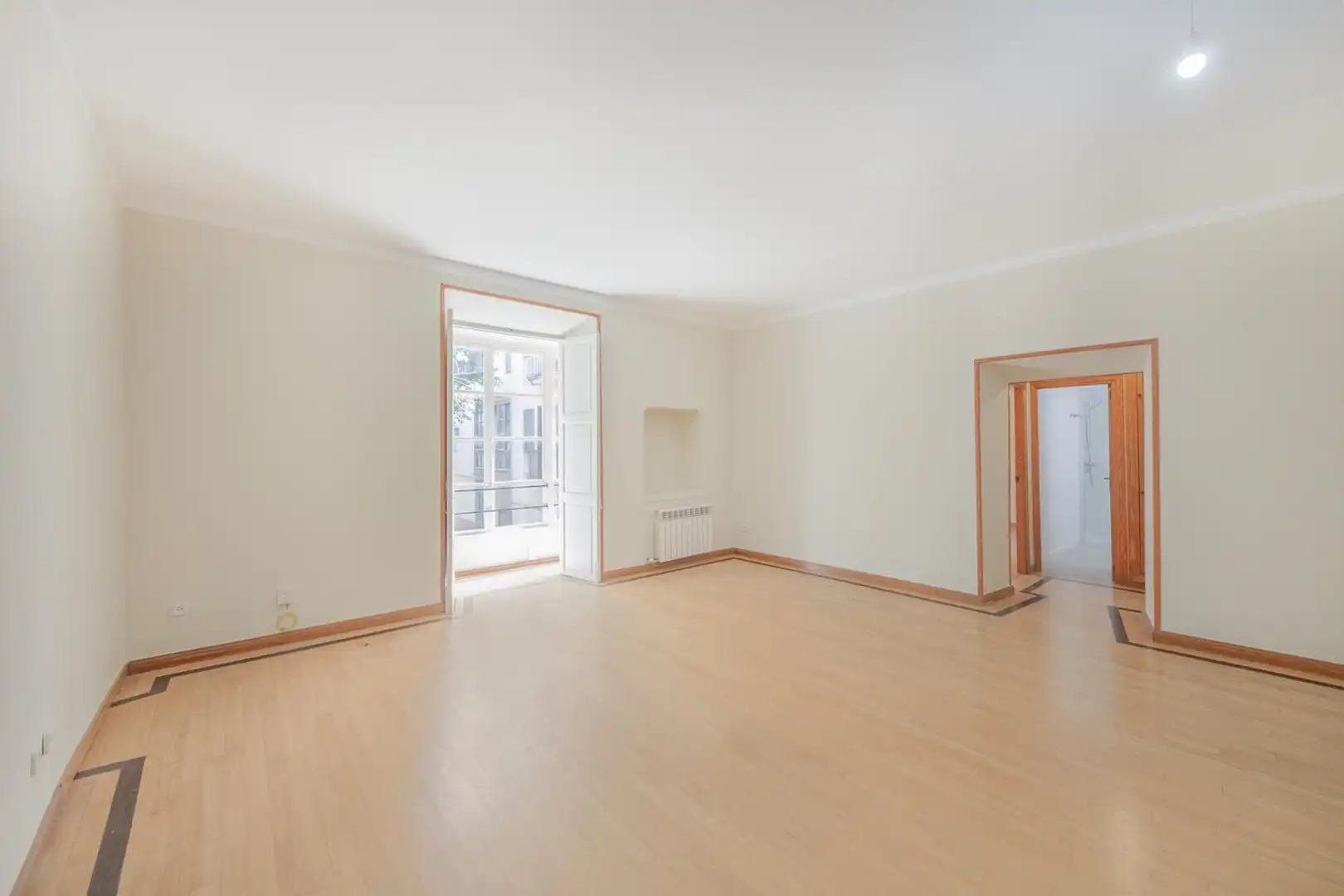 Wohnzimmer von Wohnungen zur Miete in  Palma de Mallorca mit Klimaanlage, Heizung und Parkett