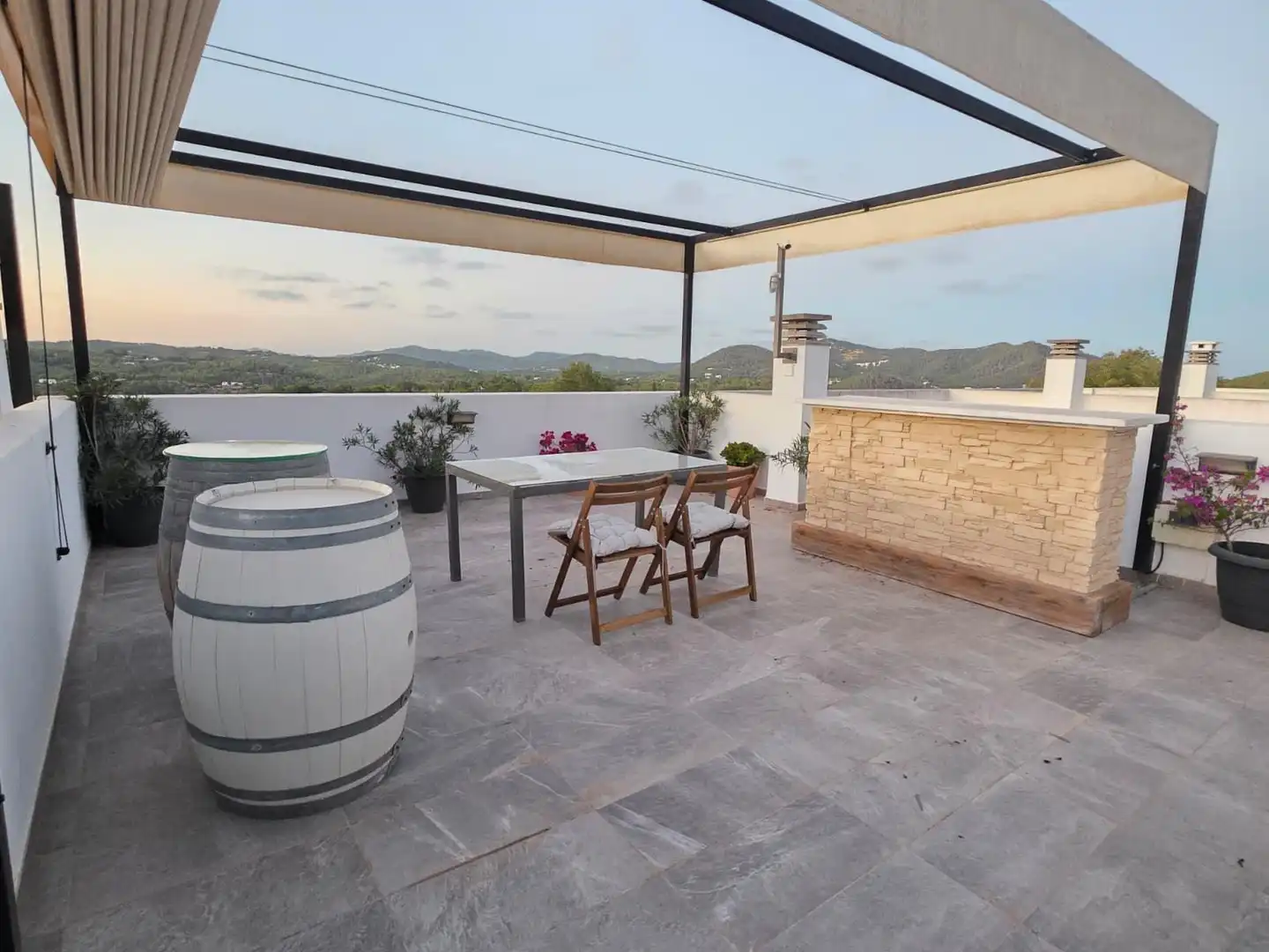 Terrassa de Casa adosada en venda en Santa Eulària des Riu amb Terrassa