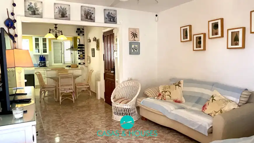 Living room of Flat for sale in La Manga del Mar Menor  with Air Conditioner, Terrace and Furnished