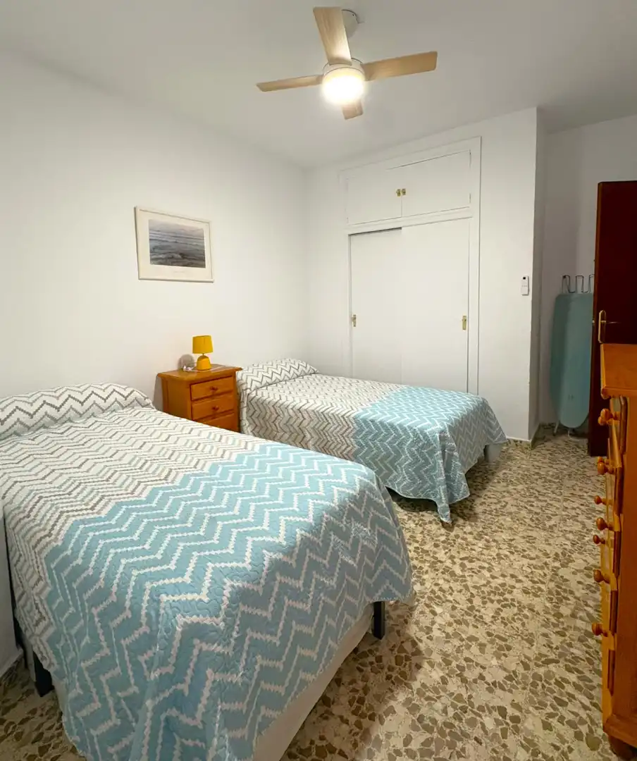 Bedroom of Flat for rent in Chipiona  with Terrace, Furnished and Washing machine