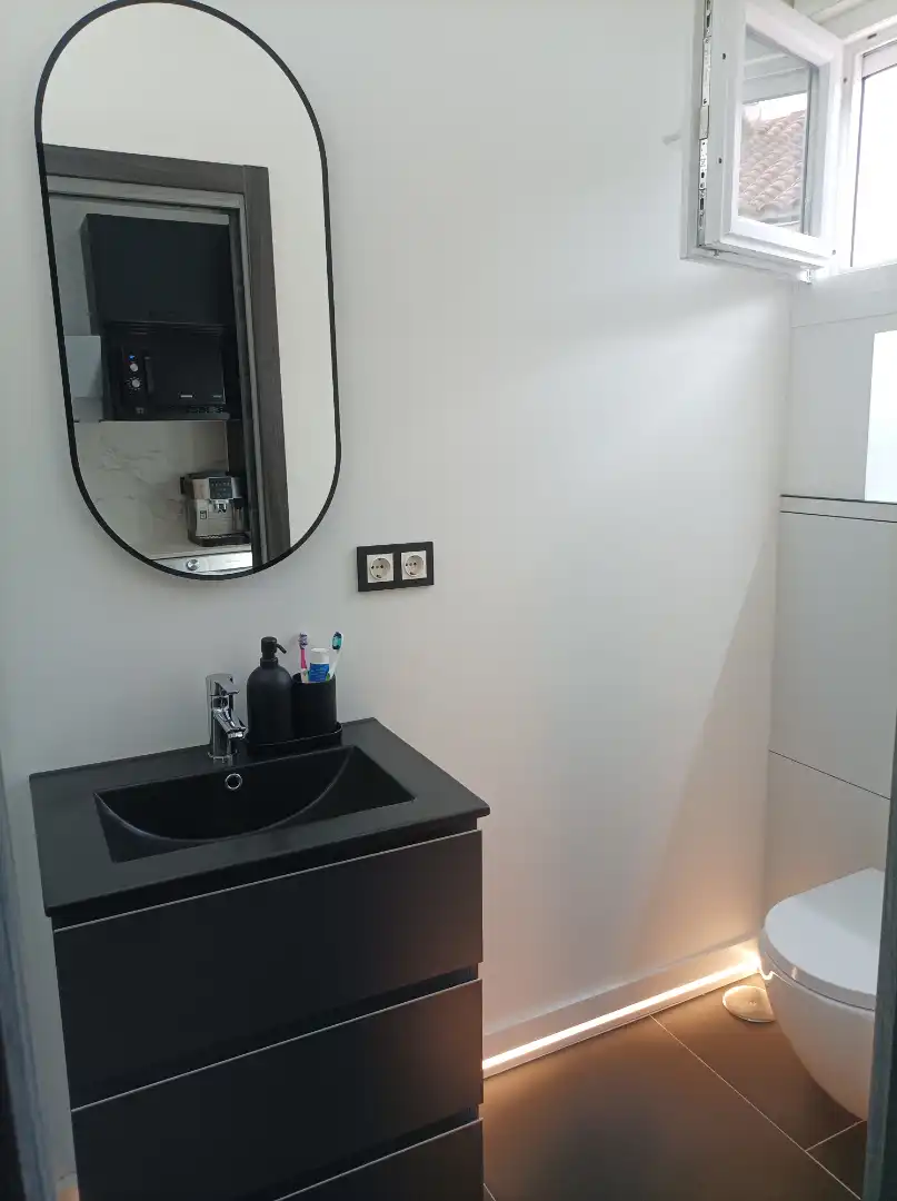 Badezimmer von Wohnung zum Verkauf in Madrid mit Klimaanlage, Heizung und Terrasse