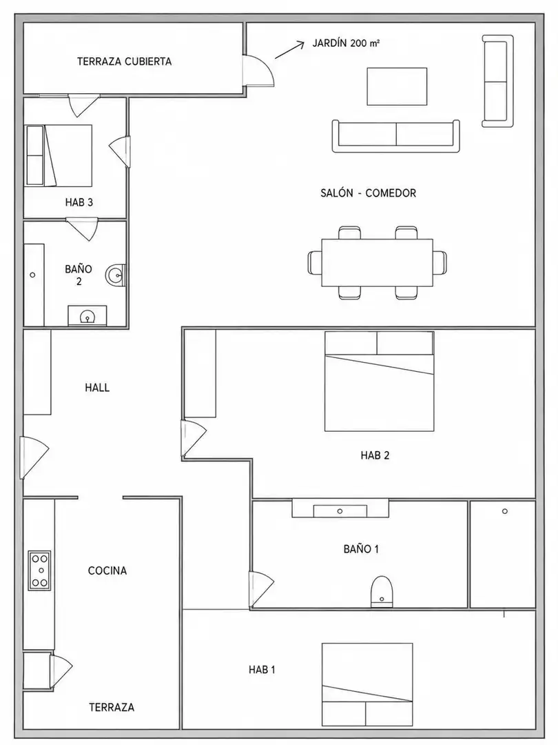 Piso con jardín en venta en Barranc, imagen 29
