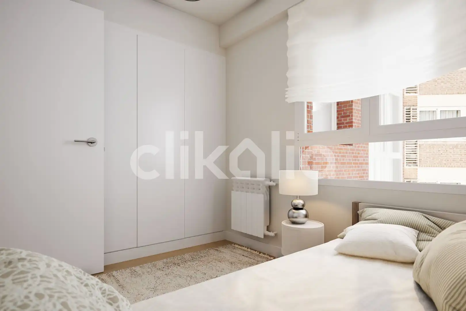 Bedroom of Flat for sale in Madrid  with Air Conditioner, Heating and Terrace