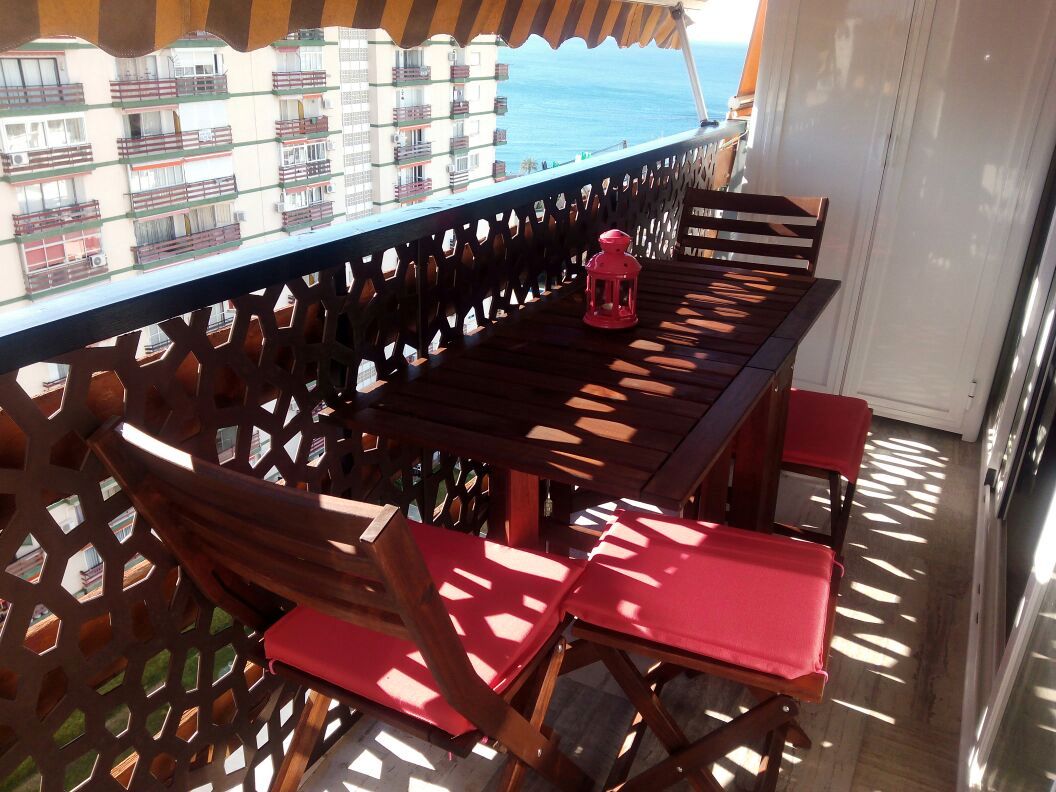 Terrace of Apartment to rent in Benalmádena  with Air Conditioner, Terrace and Furnished