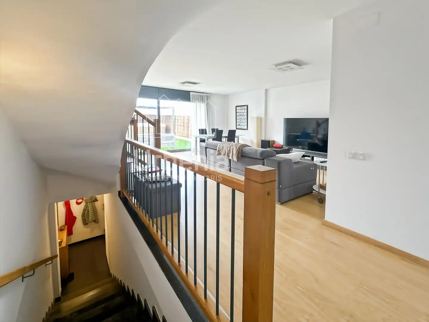 Sala d'estar de Casa o xalet en venda en Gualba amb Aire condicionat, Calefacció i Jardí privat