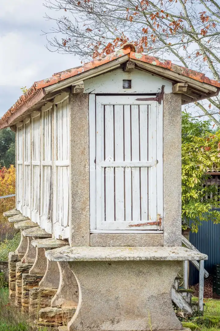 Vista exterior de Casa o chalet en venta en Santiso con Calefacción, Jardín privado y Terraza