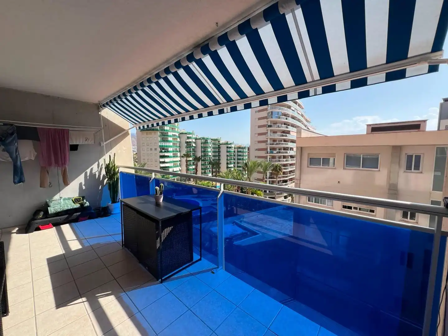 Terraza de Apartamento en venta en Villajoyosa / La Vila Joiosa con Jardín privado, Terraza y Piscina comunitaria