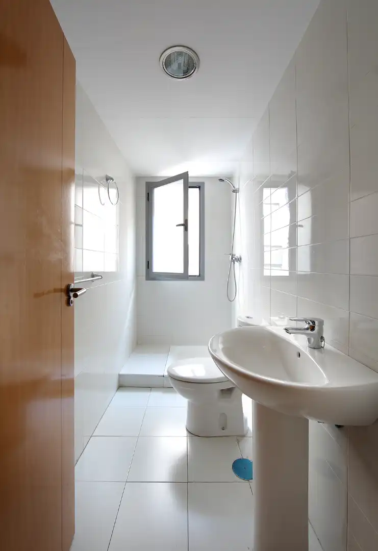 Bathroom of Flat for rent in Granada  with Heating and Oven