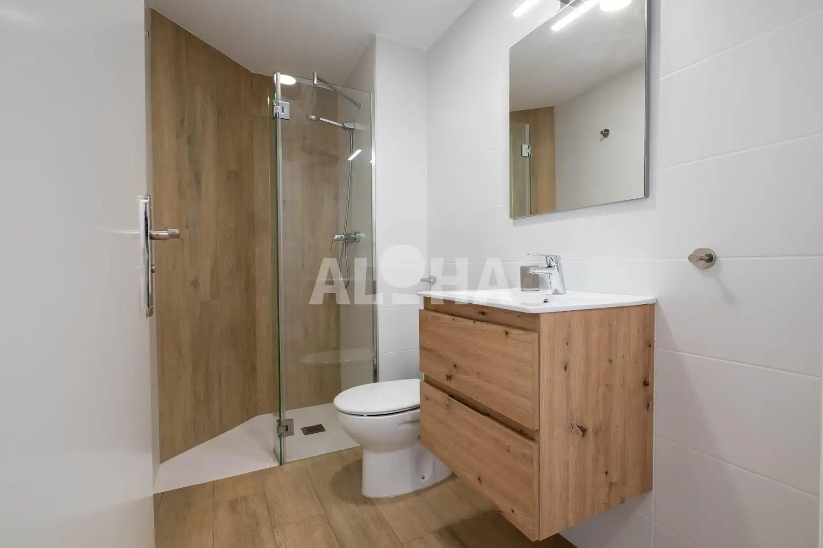 Bathroom of Apartments for rent in Alfara del Patriarca  with Air Conditioner, Heating and Furnished