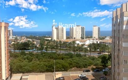 Vista exterior de Pis en venda en La Manga del Mar Menor amb Aire condicionat, Calefacció i Piscina