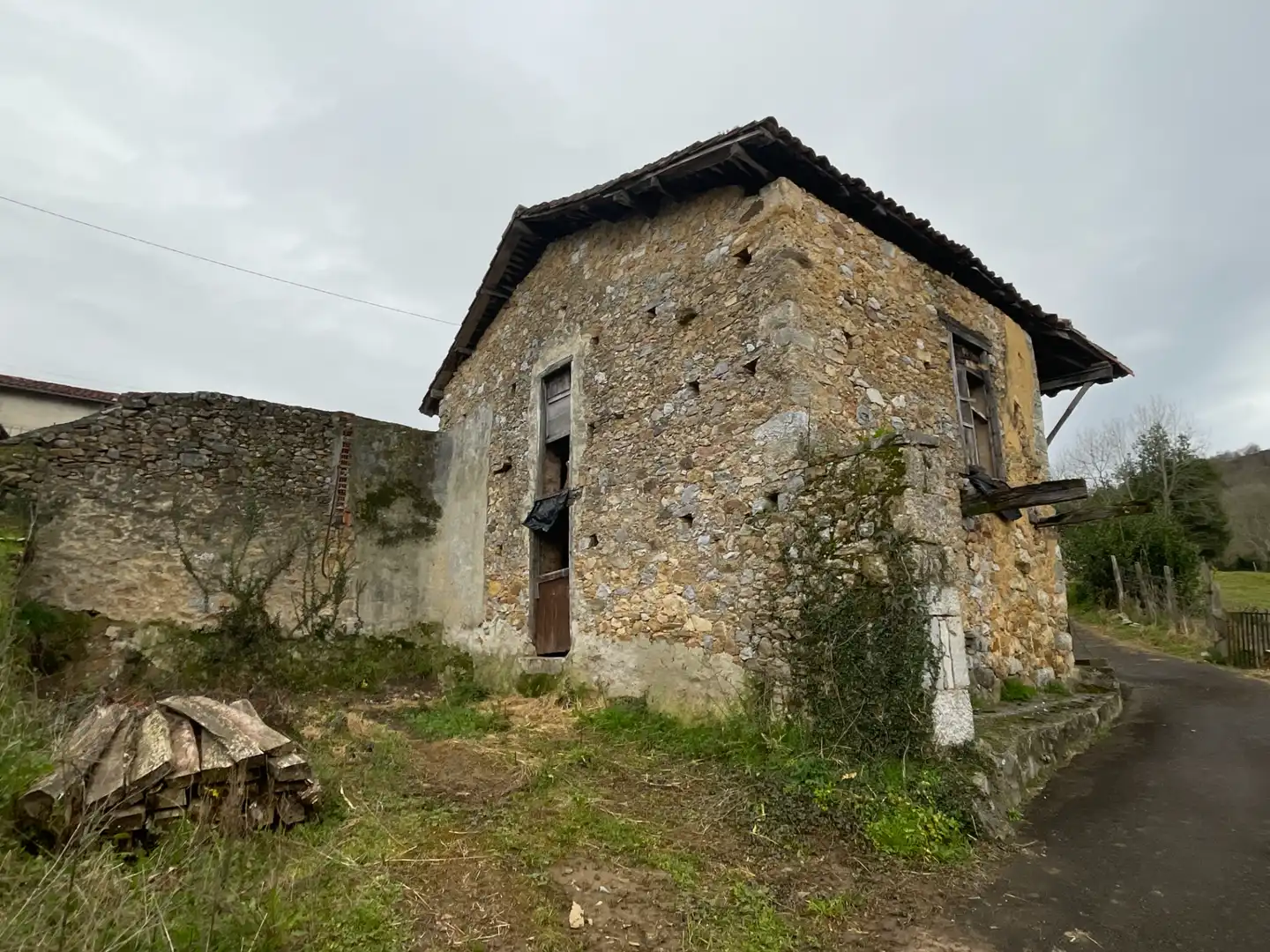 Vista exterior de Finca rústica en venda en Piloña