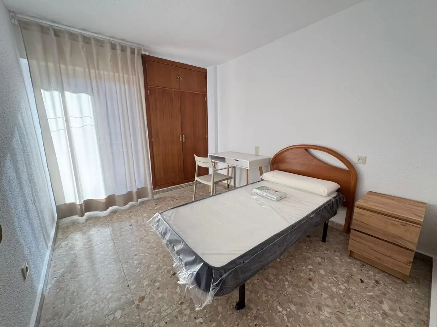 Bedroom of Flat for rent in Toledo  with Air Conditioner, Heating and Parquet flooring