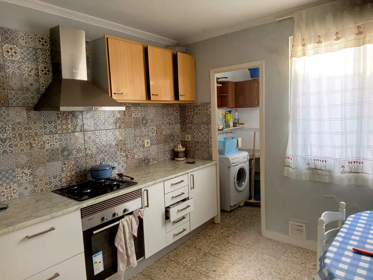 Kitchen of Flat for sale in Ponteceso  with Furnished and Balcony
