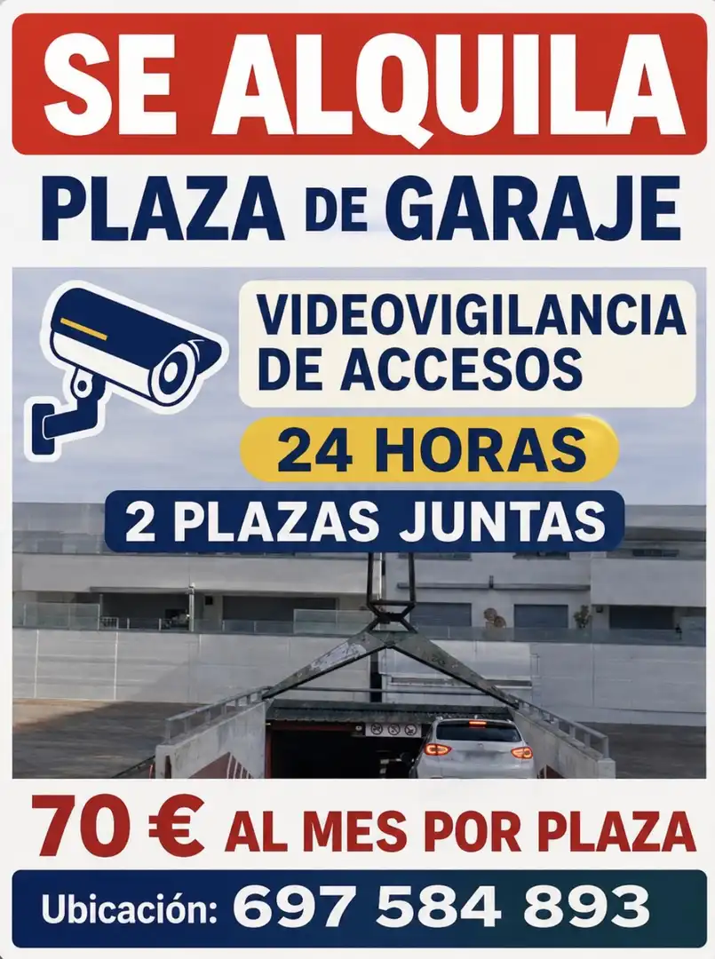 Garage for rent in Coslada