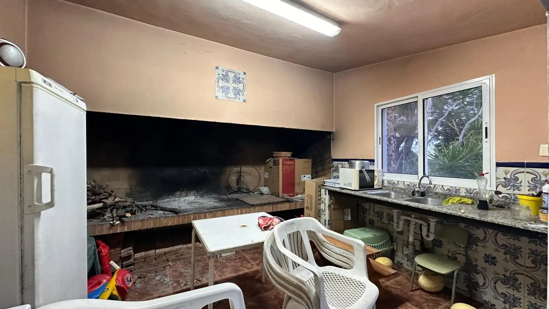 Cocina de Casa o chalet en venta en Tous con Jardín privado, Terraza y Trastero