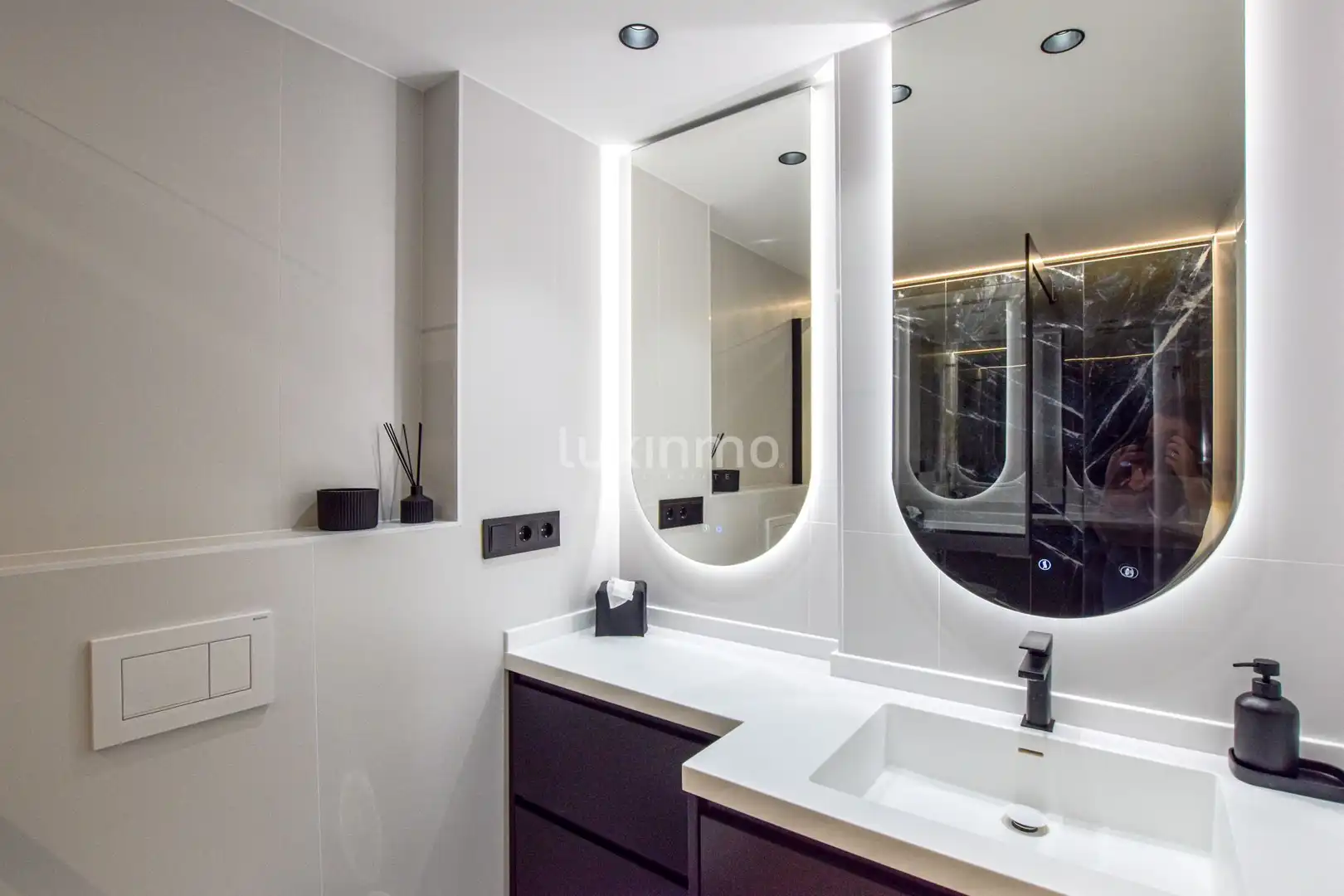 Bathroom of Flat for sale in Calpe / Calp  with Air Conditioner, Heating and Terrace