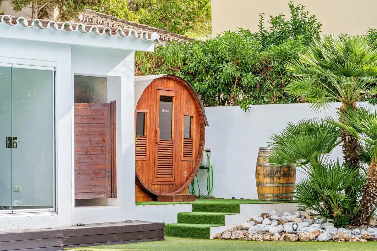 Jardín de Casa o chalet en venta en Marbella con Terraza y Piscina