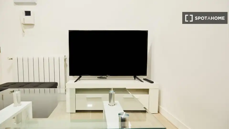 Sala de estar de Piso de alquiler en Madrid con Aire acondicionado, Calefacción y Amueblado