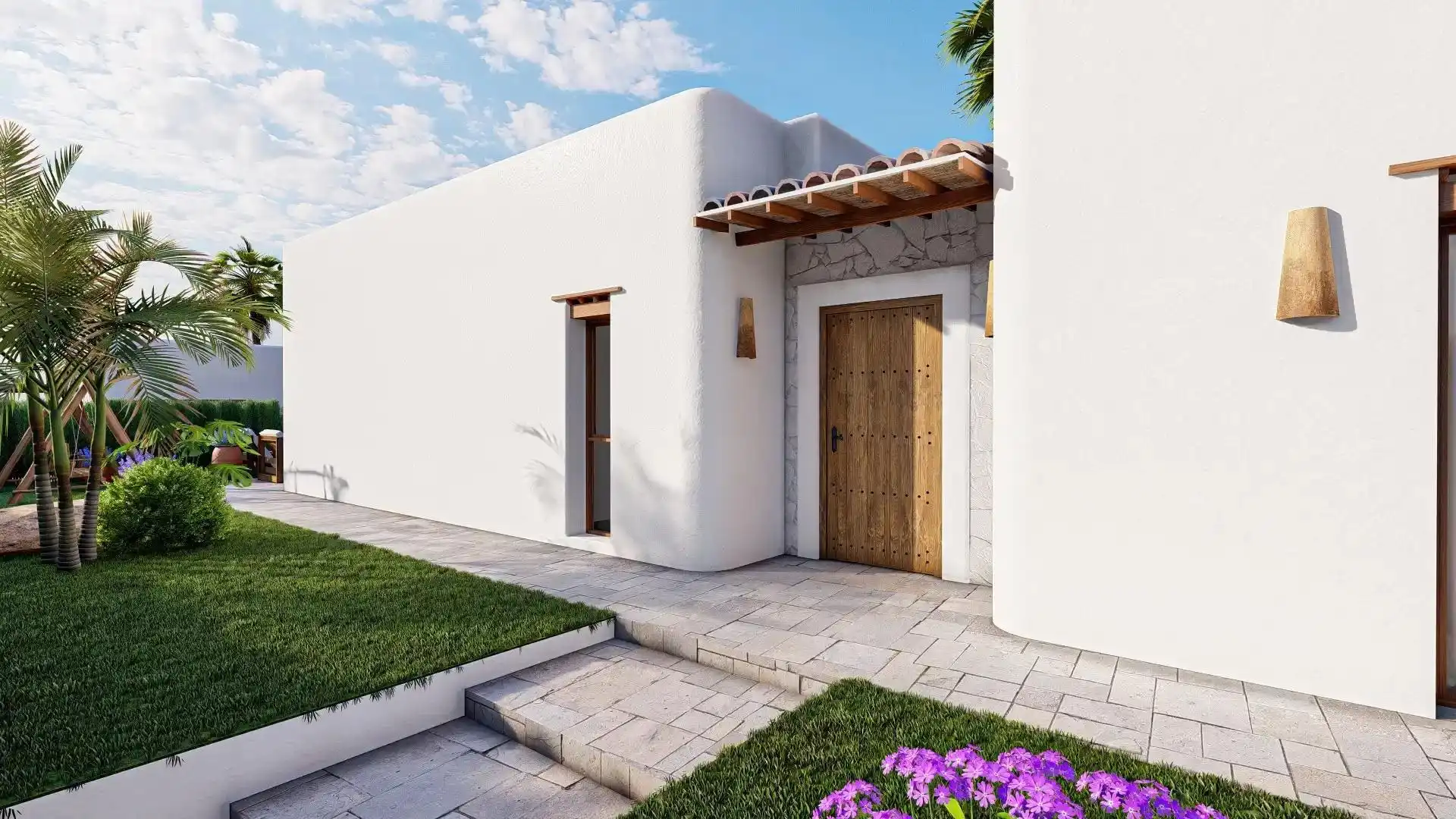 Vista exterior de Casa o chalet en venta en L'Alfàs del Pi con Aire acondicionado, Jardín privado y Terraza