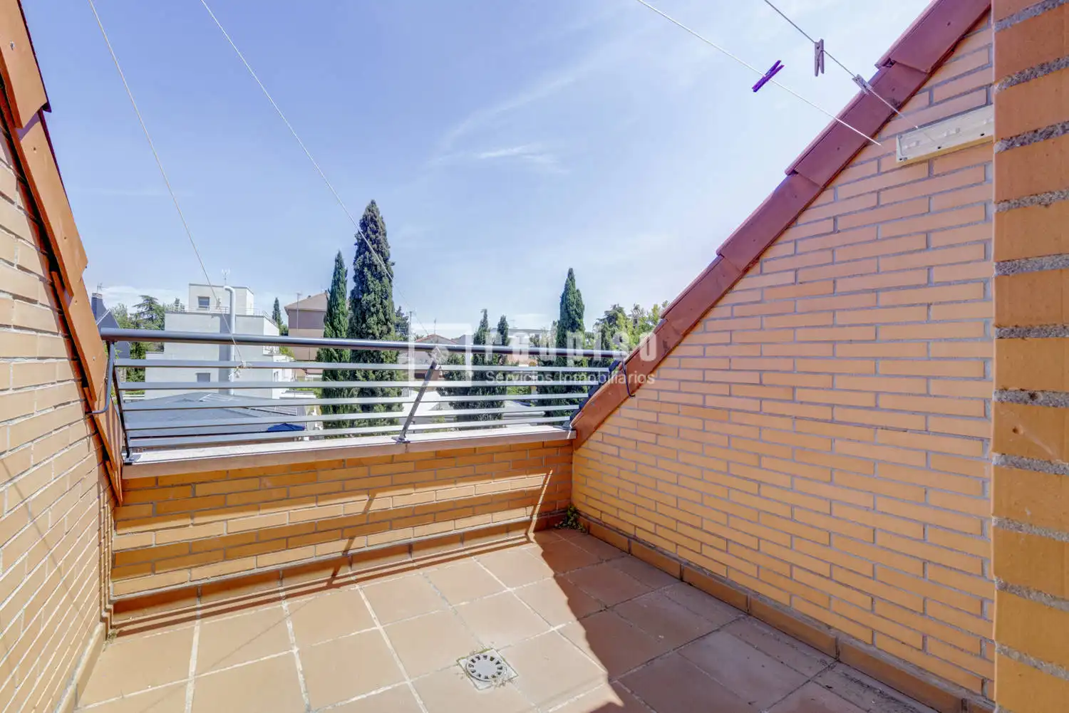 Terrace of Duplexes for sale in Pozuelo de Alarcón  with Air Conditioner, Heating and Private garden