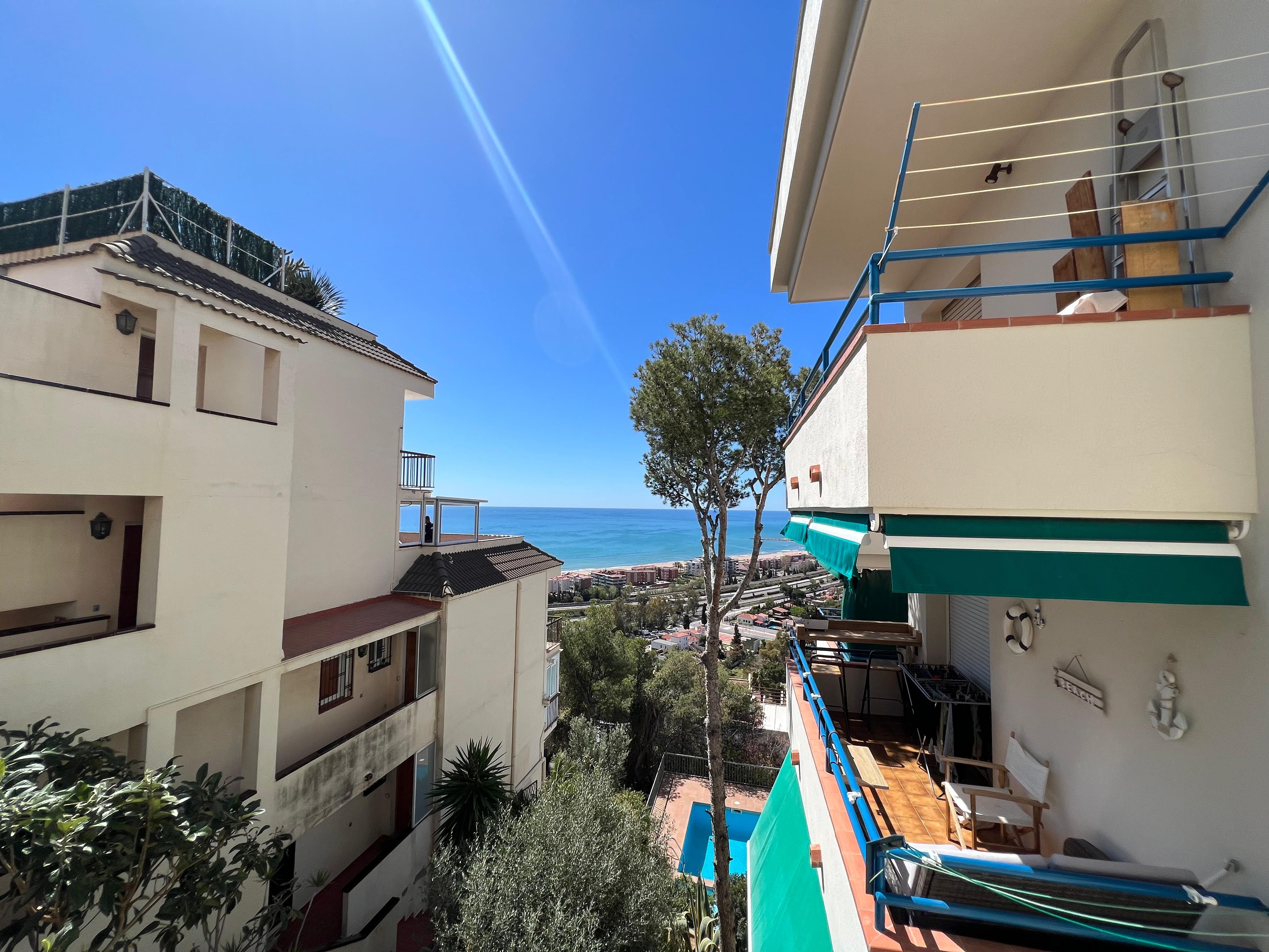 Vista exterior de Apartament en venda en Sitges amb Aire condicionat, Calefacció i Terrassa