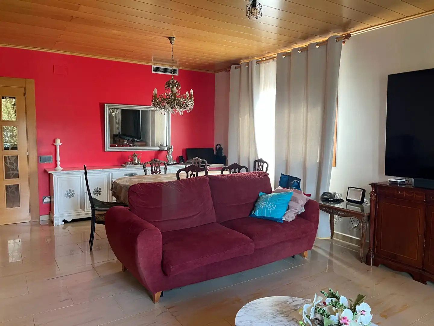 Sala d'estar de Casa o xalet en venda en Vilanova del Vallès amb Aire condicionat, Calefacció i Jardí privat