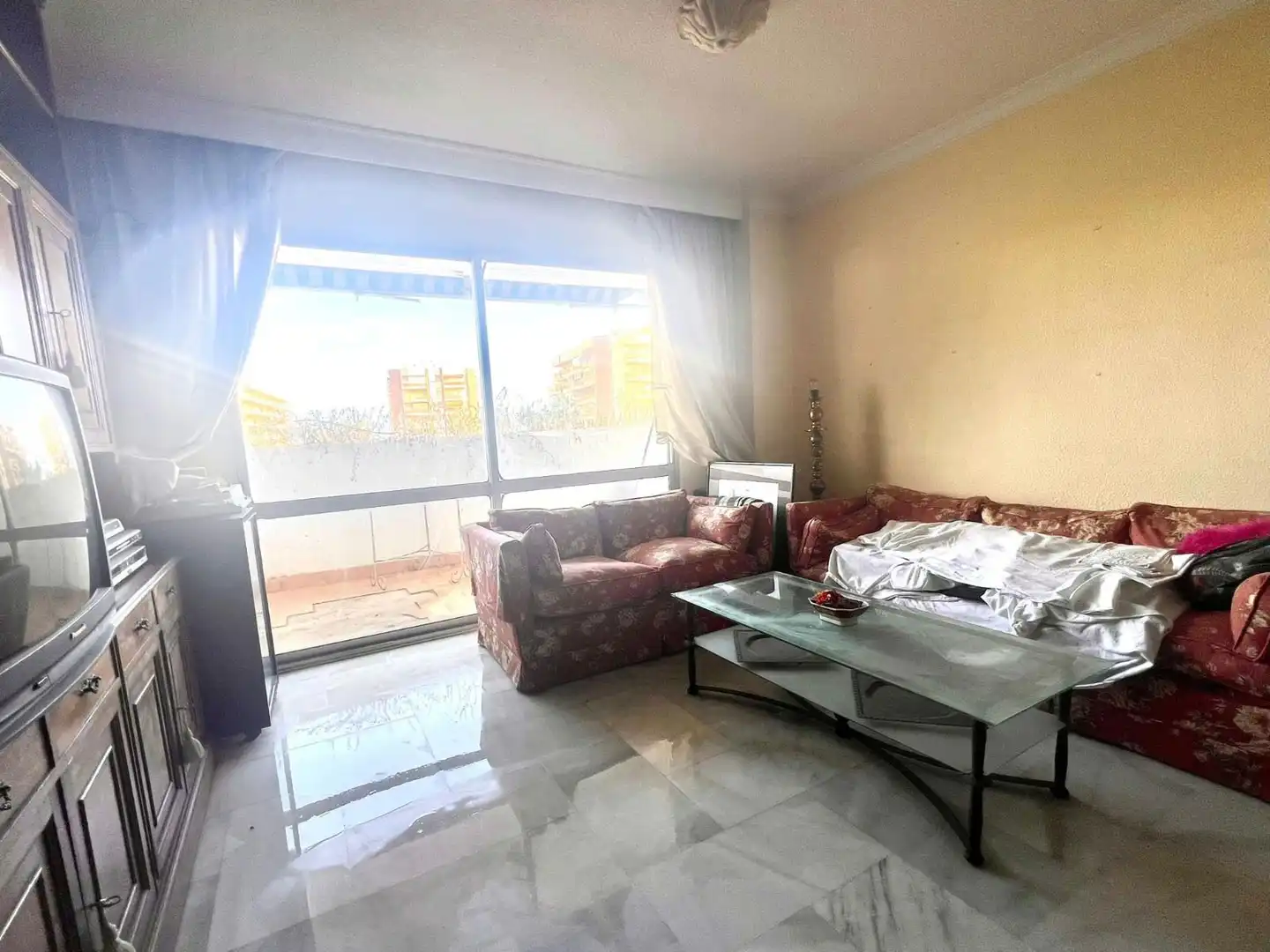 Wohnzimmer von Wohnung zum Verkauf in Fuengirola mit Terrasse und Gemeinschaftspool