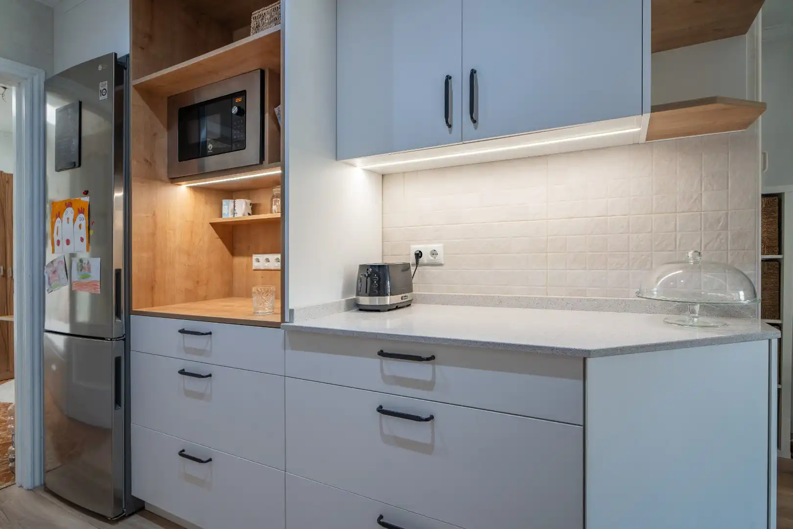 Cocina de Casa adosada en venta en San Pedro del Pinatar con Aire acondicionado, Calefacción y Terraza