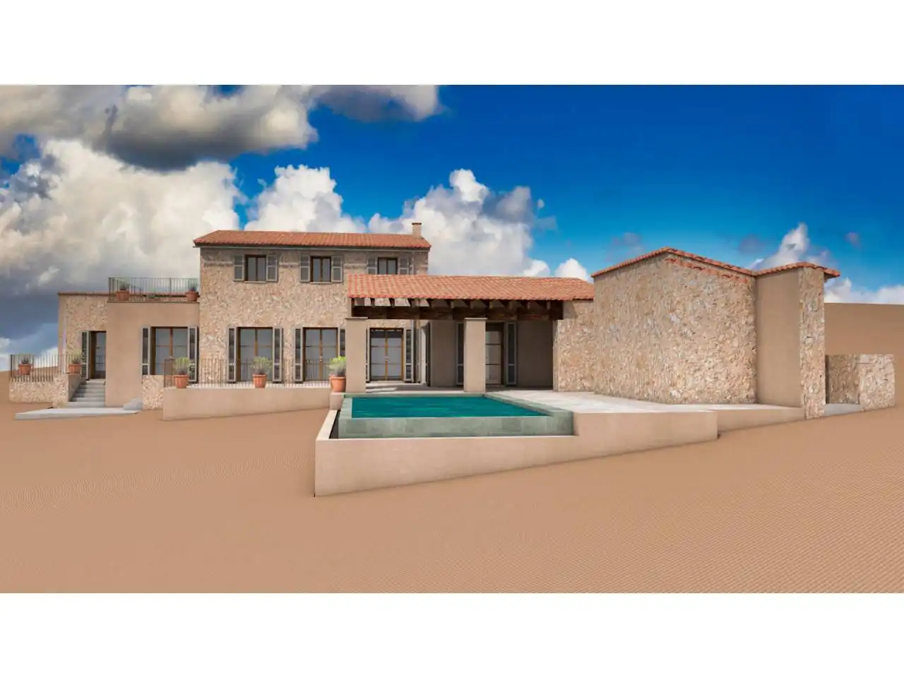 Landhaus mit Pool zum Verkauf in Poligono 4 608, imagen 3