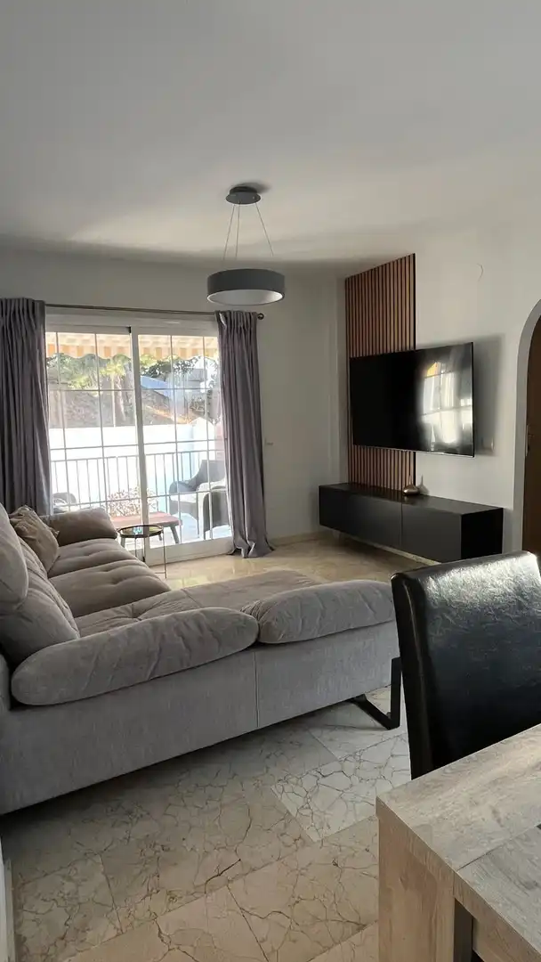 Sala de estar de Casa o chalet en venta en Mijas con Piscina