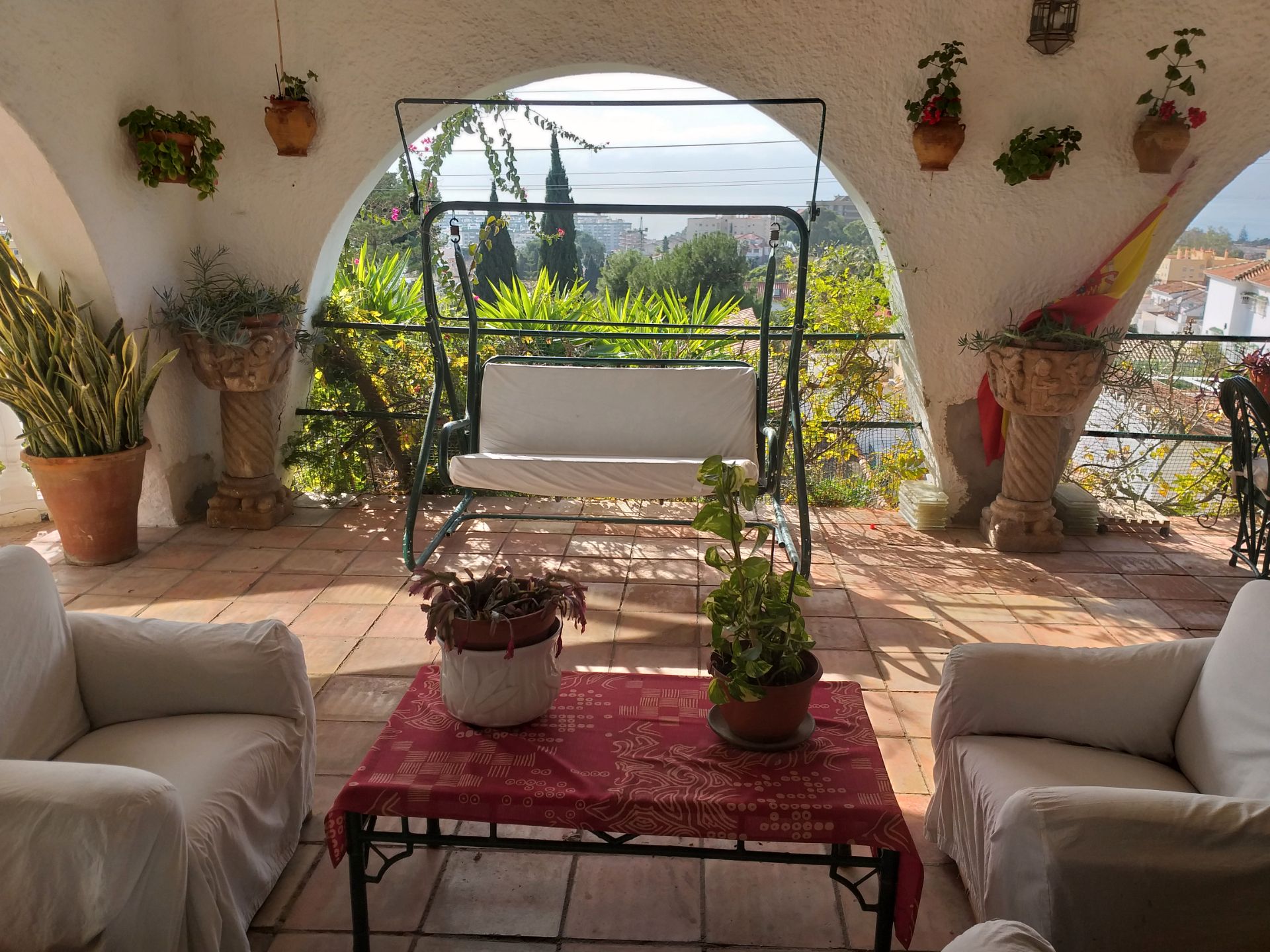 Jardí de Casa o xalet en venda en Málaga Capital amb Jardí privat, Piscina i Moblat