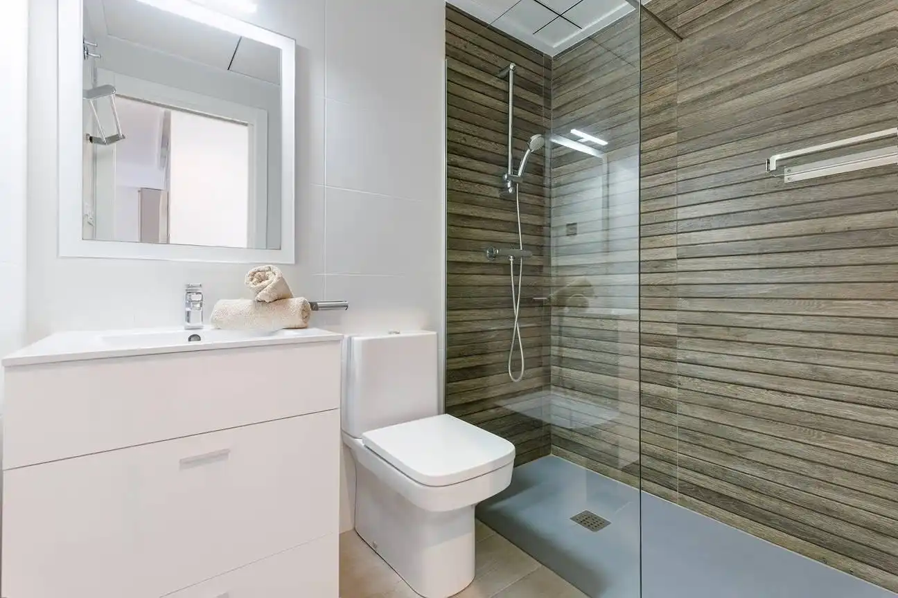 Baño de Planta baja en venta en Pilar de la Horadada con Aire acondicionado, Jardín privado y Terraza