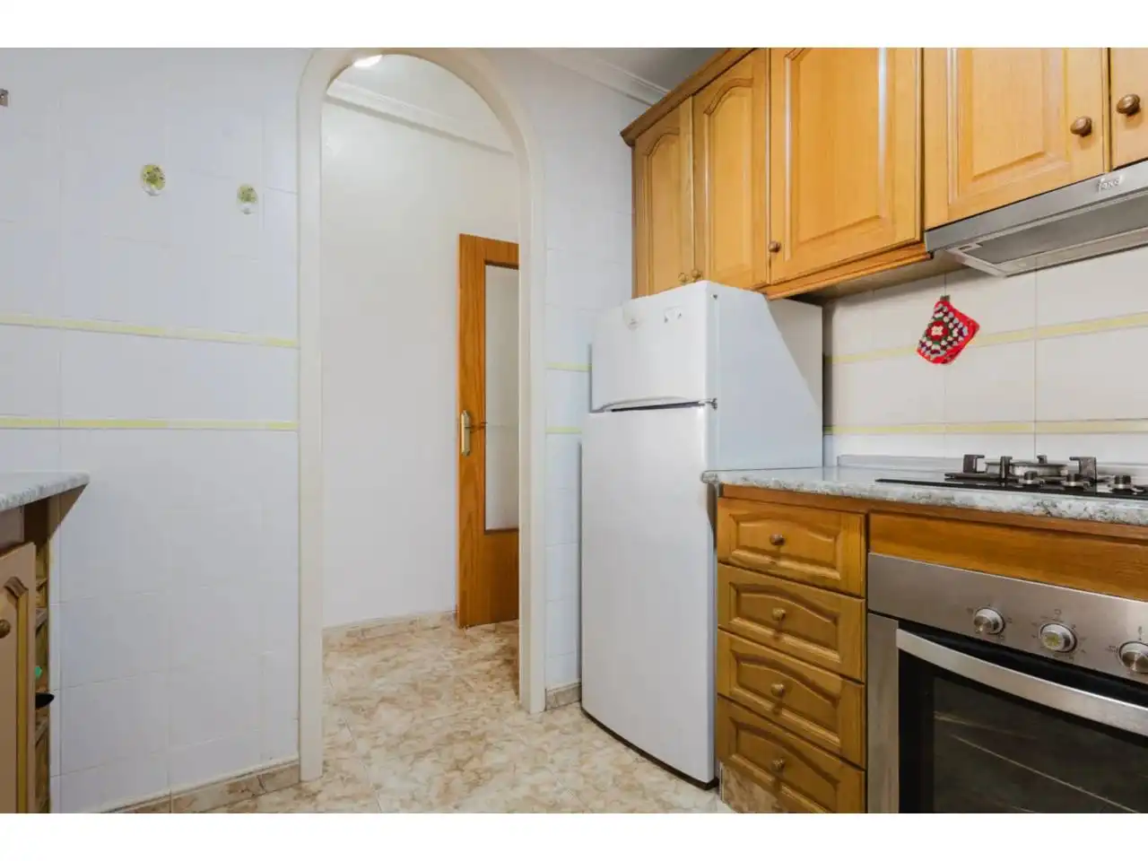 Cocina de Apartamento en venta en Torrevieja con Aire acondicionado, Calefacción y Terraza
