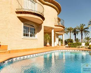 Swimming pool of House or chalet to rent in Cullera  with Air Conditioner, Terrace and Swimming Pool