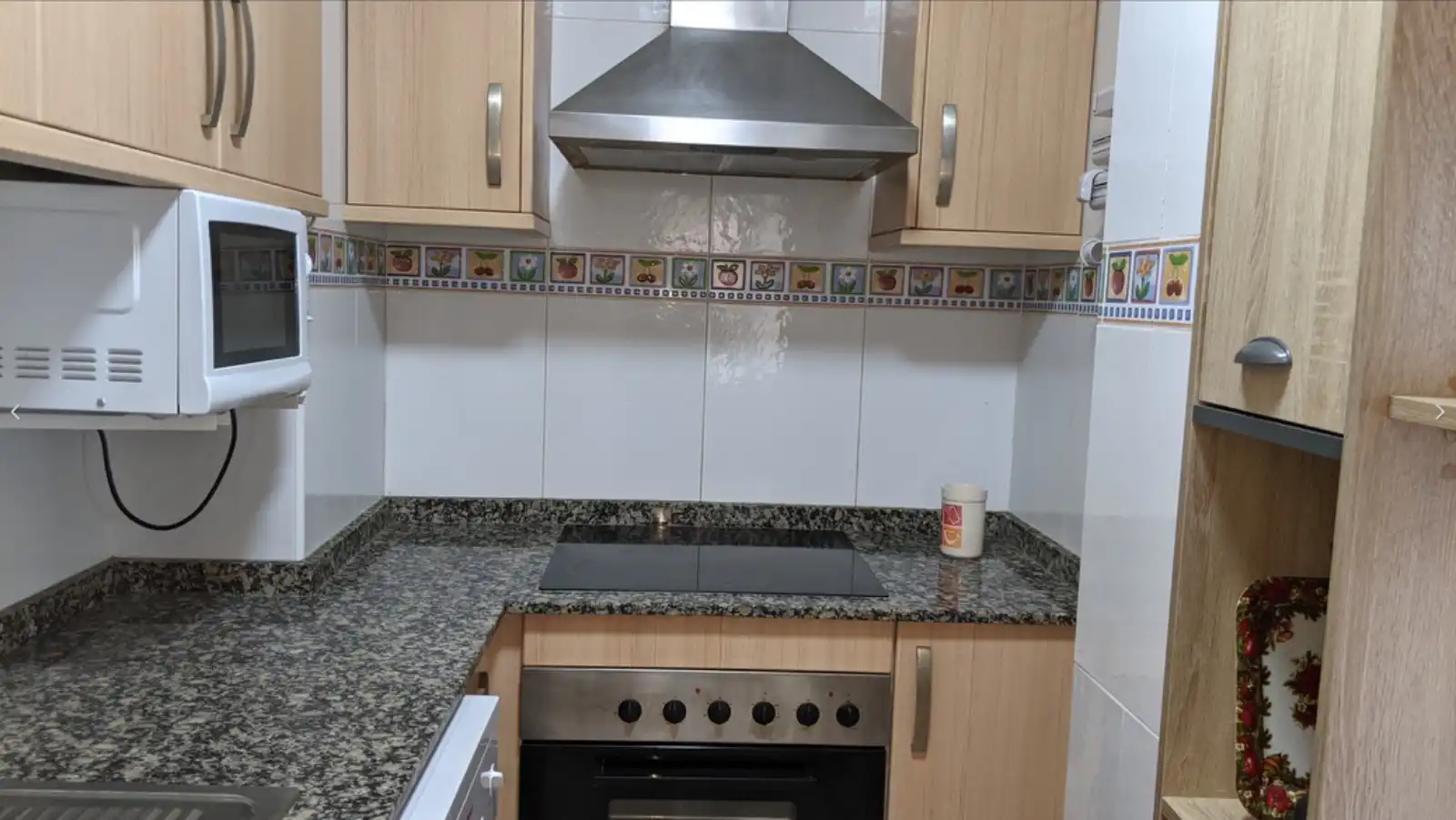 Cocina de Apartamento de alquiler en San Javier con Aire acondicionado, Calefacción y Amueblado