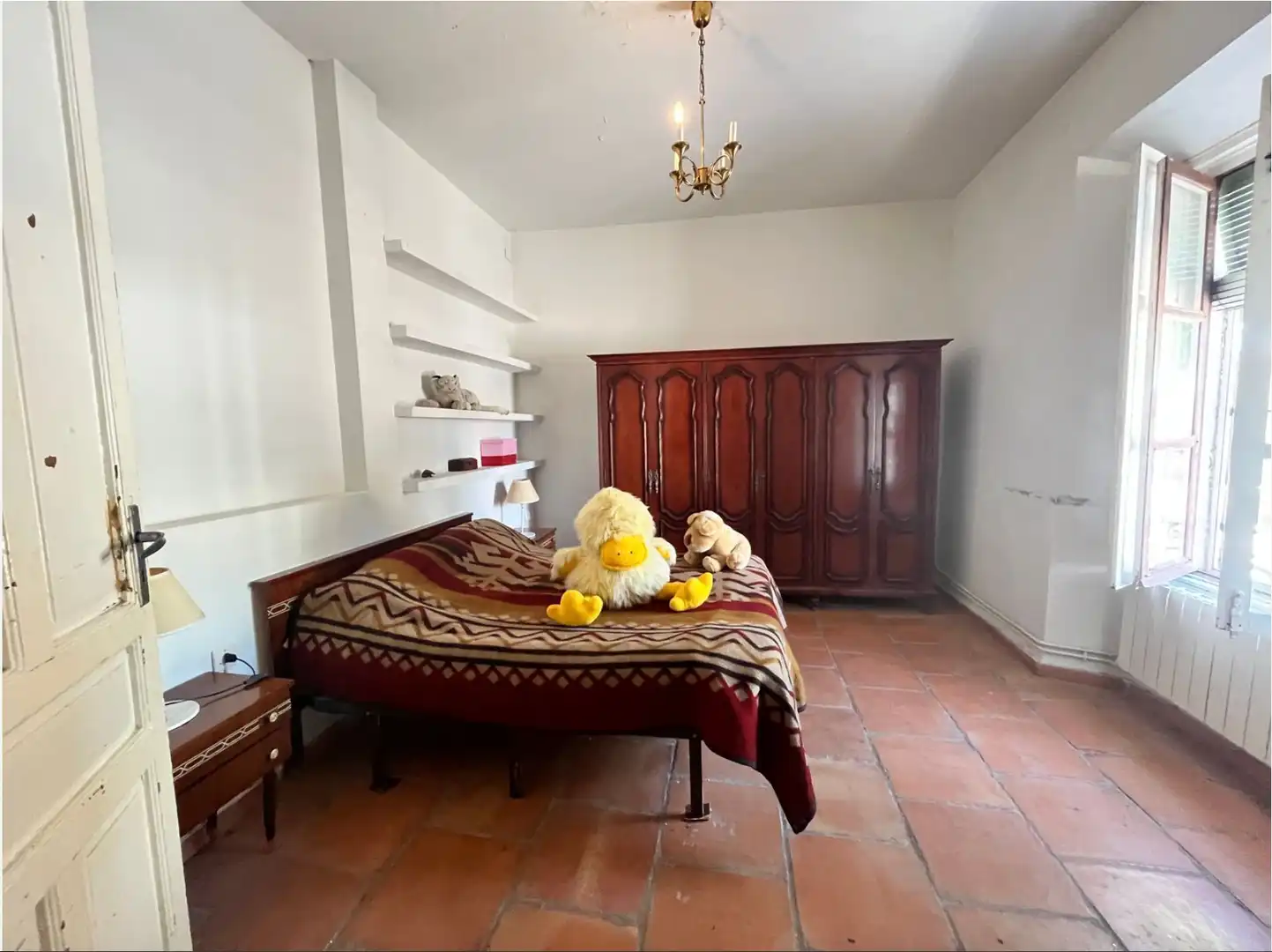 Bedroom of Houses for sale in Cañada de Calatrava  with Air Conditioner, Private garden and Storage room