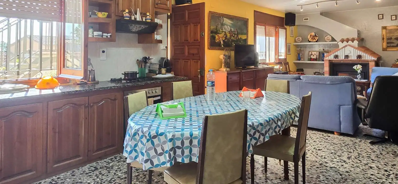 Esszimmer von Haus oder Chalet zum Verkauf in Sant Miquel de Fluvià mit Terrasse und Möbliert
