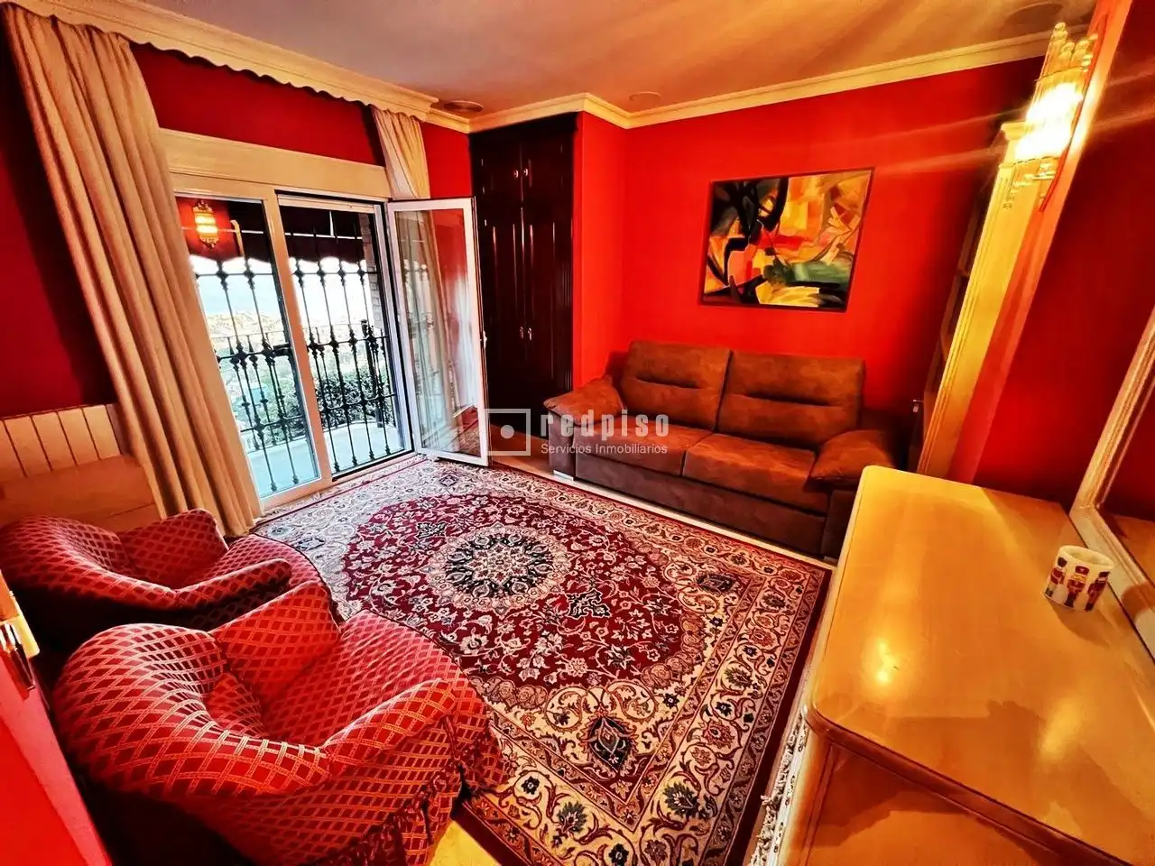 Bedroom of Houses for rent in Málaga  with Air Conditioner, Heating and Private garden
