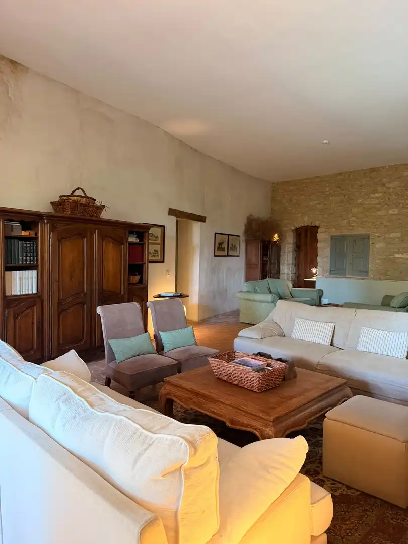 Sala de estar de Finca rústica en venta en Vilademuls