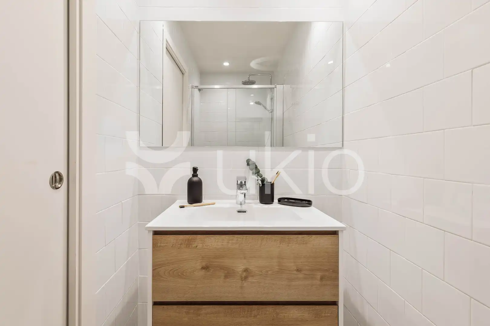 Badezimmer von Wohnungen zur Miete in Barcelona mit Klimaanlage, Heizung und Terrasse