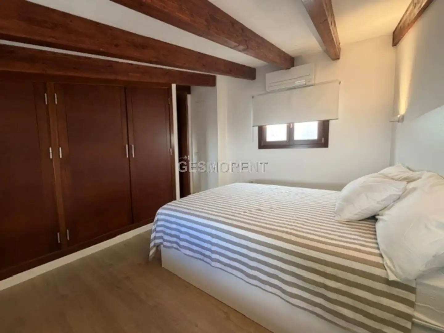 Bedroom of Flat for rent in  Palma de Mallorca  with Air Conditioner, Parquet flooring and Furnished
