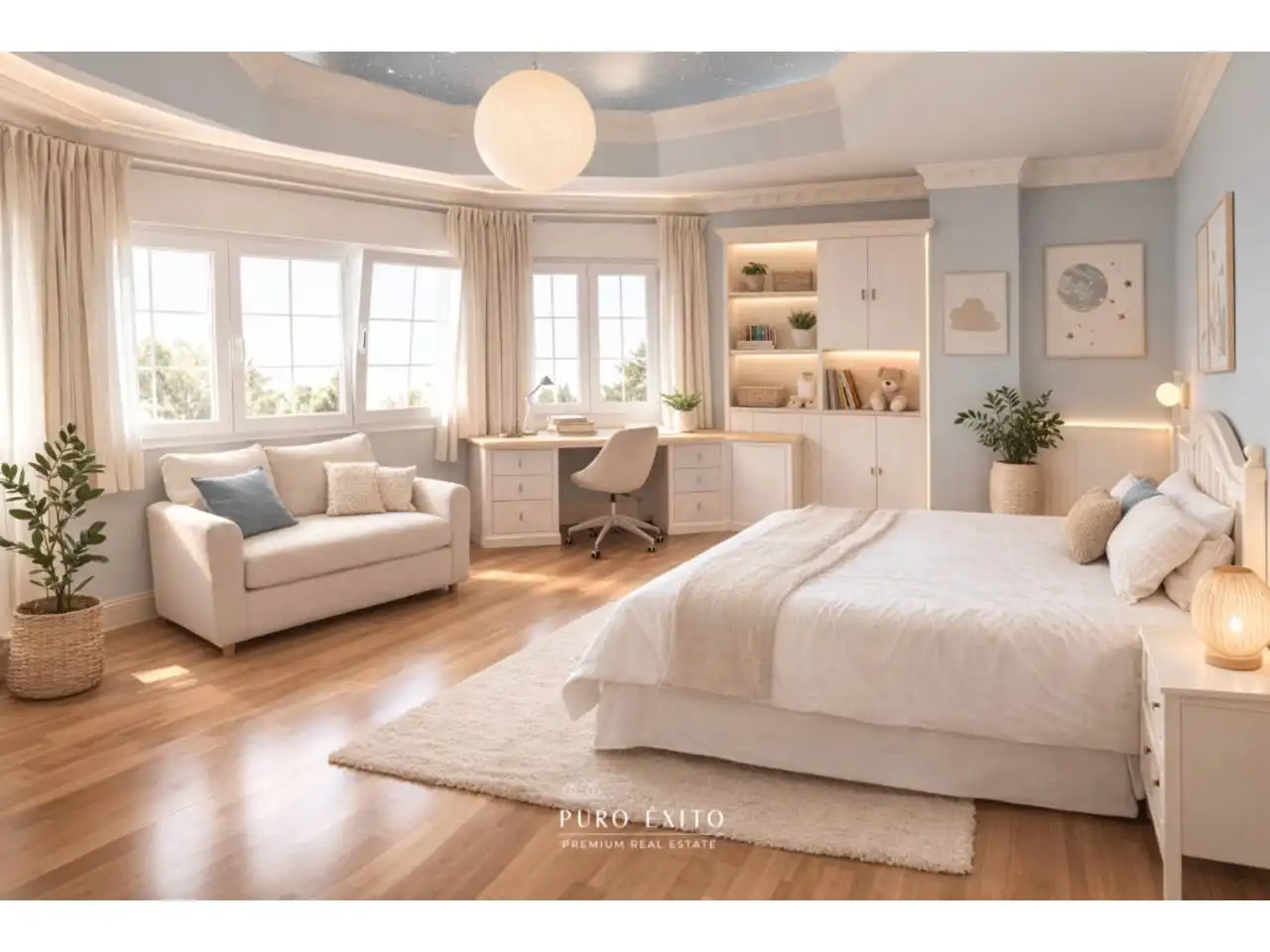 Bedroom of Houses for sale in Málaga  with Air Conditioner, Heating and Private garden
