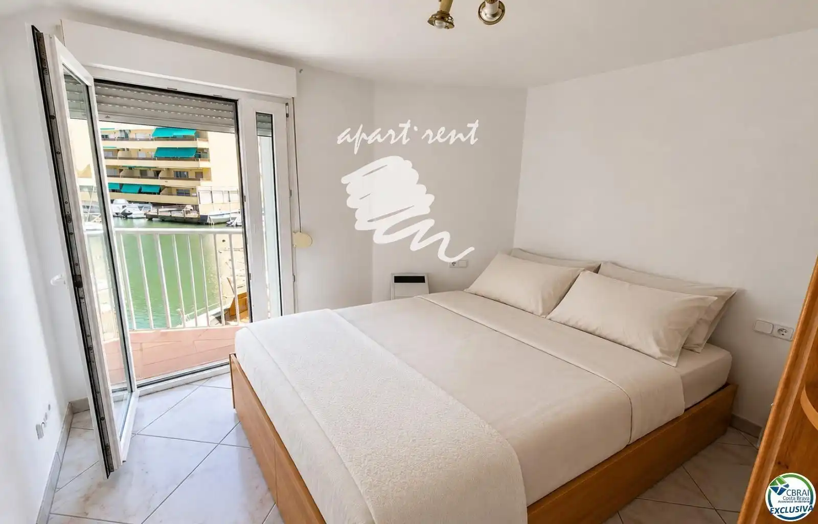 Bedroom of Flat for sale in Roses  with Terrace, Furnished and Balcony