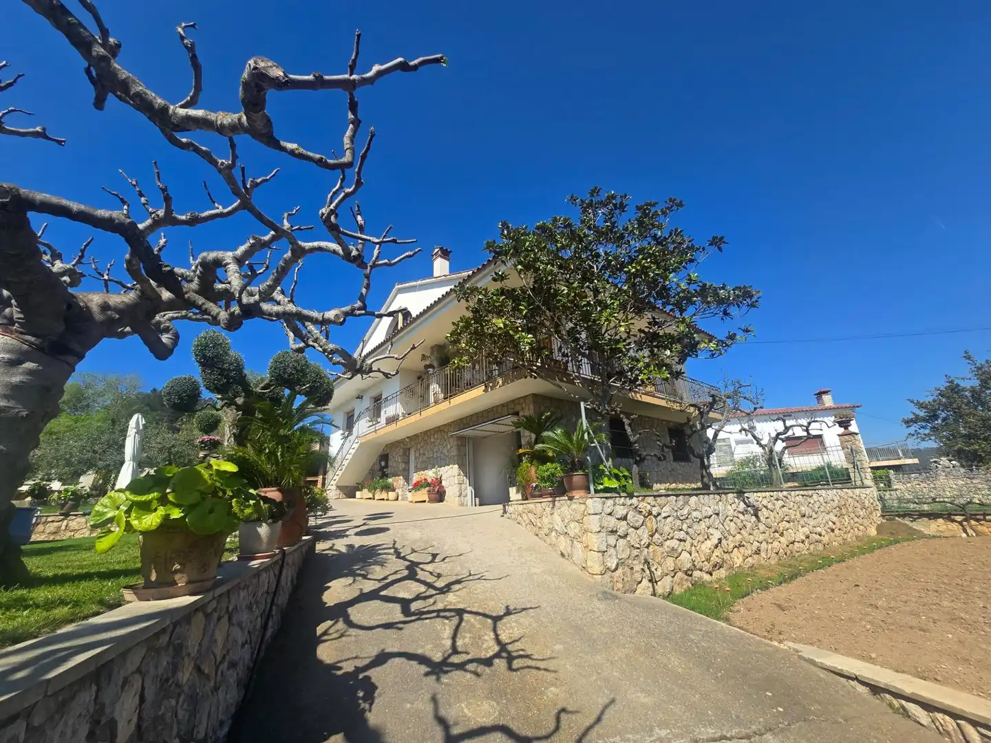 Vista exterior de Casa o chalet en venta en Canyelles con Calefacción, Jardín privado y Terraza