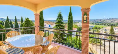 Terrasse von Wohnungen zum Verkauf in Mijas Golf